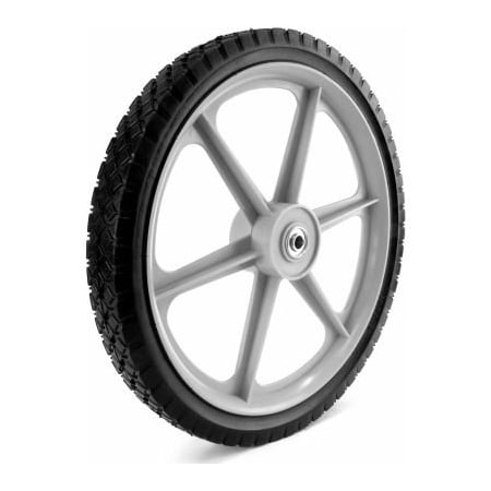 Martin Wheel Martin Wheel Plastic Spoke Semi-Pneumatic Wheel PLSP16D175 - 16 x 1.75 - 2-3/8" Centered Hub PLSP16D175